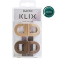 DAFNI KLIX Magnetic Hair Clips Set of 2 - The Icon Sandstone with sticky pad, strong magnetic hold - magnetic hair clips set