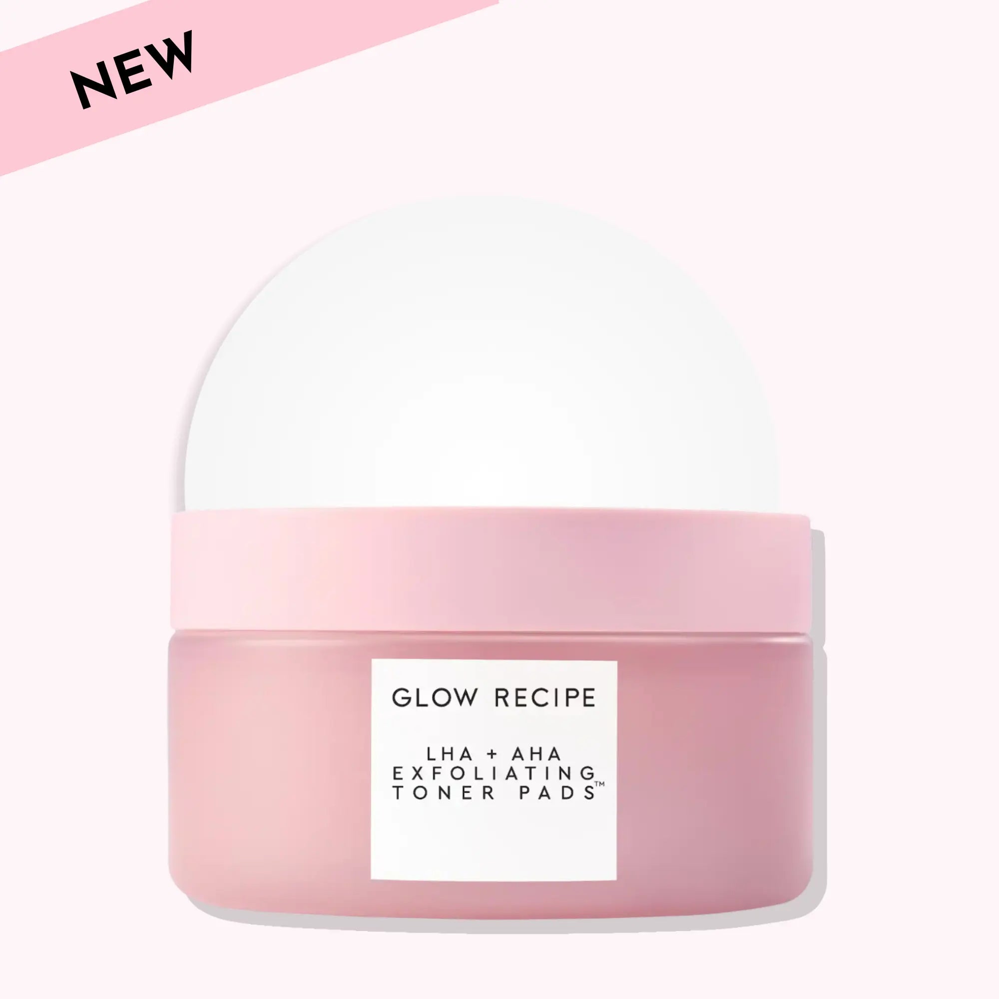 Glow Recipe Vitamin C Brightening Korean Toner Pads - Gentle, Caffeine-Infused, Radiance-Boosting Skincare for Adults with Dry &amp; All Skin Types, Korean Facial Toner Pads