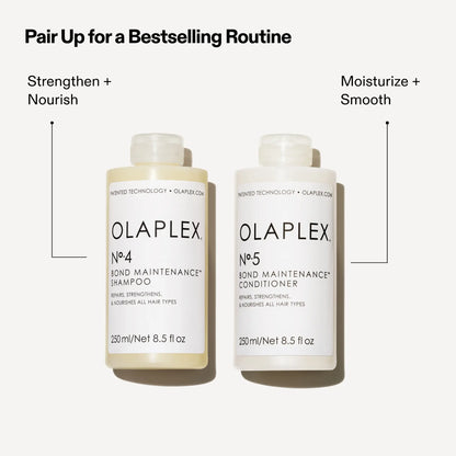 OLAPLEX Wash Day Essentials Set - Sulfate-Free, Vegan, Concentrated, High-Lather Shampoo &amp; Conditioner to Hydrate, Moisturize, Smooth &amp; Strengthen