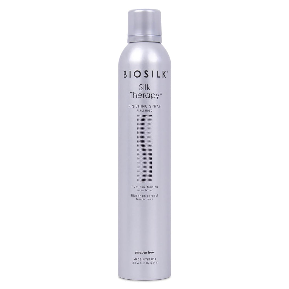 Silk Therapy Finishing Spray Firm Hold, Strong-Hold Hairspray for Long-Lasting Styles, Sulfate, Paraben, &amp; Cruelty-Free, 10 Oz