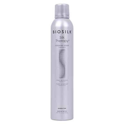 Silk Therapy Finishing Spray Firm Hold, Strong-Hold Hairspray for Long-Lasting Styles, Sulfate, Paraben, &amp; Cruelty-Free, 10 Oz