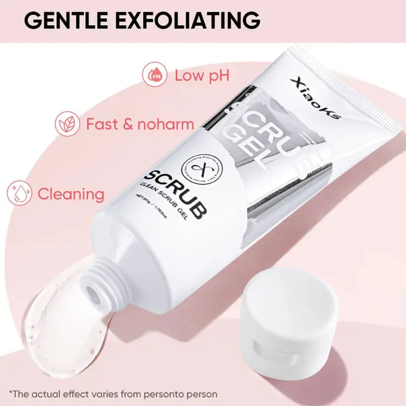 [Pack of Three]Xiaoks Gentle Exfoliating Scrub Gel 50G - Skin-Friendly Full-Body Exfoliation for All Skin Types, Sensitive Skin Friendly, Daily Cleansing &amp; Renewal
