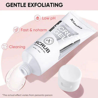 [Pack of Three]Xiaoks Gentle Exfoliating Scrub Gel 50G - Skin-Friendly Full-Body Exfoliation for All Skin Types, Sensitive Skin Friendly, Daily Cleansing &amp; Renewal