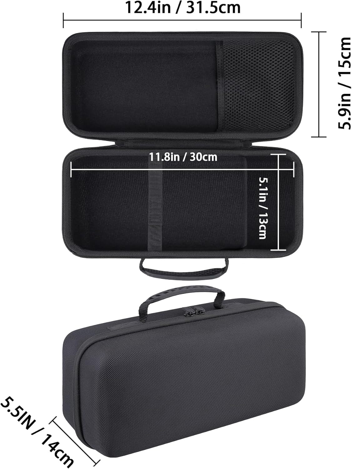 Co2Crea Hard Travel Case Compatible with Anker SOLIX C300 DC Power Bank Station, Outdoor 288Wh 90,000Mah Portable Power Station, 300W Solar Generator