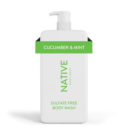 Body Wash Cucumber &amp; Mint Sulfate Free, Paraben Free, for Men and Women, 36 Oz