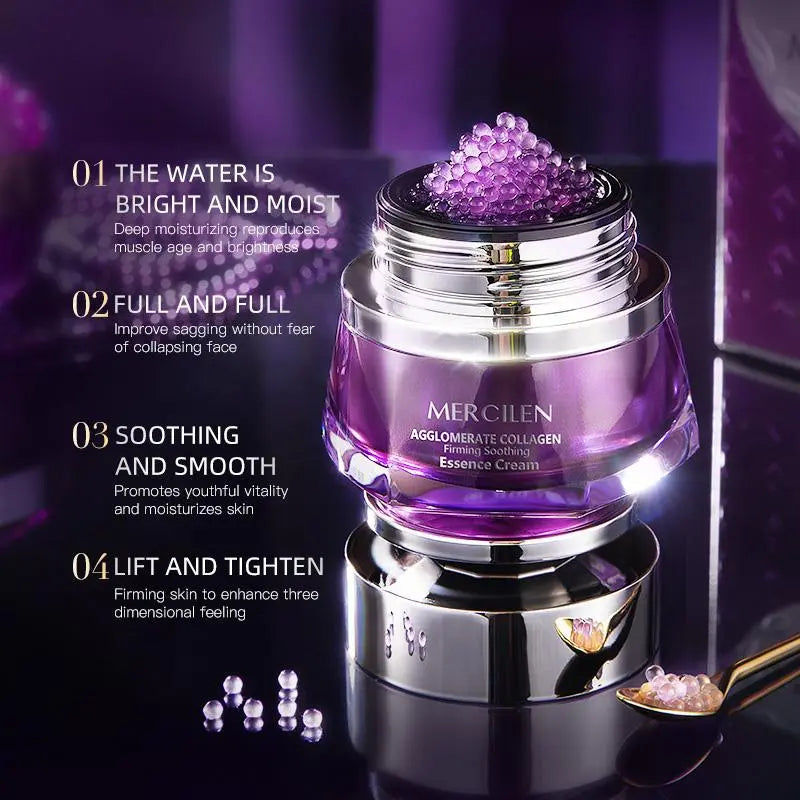 Collagen Moisturizing Face Cream, Daily Moisturizing Blend, 1 Count Hydrating Skin Care Cream, Face Lotion for Women and Men All Skin Types, Valentine&
